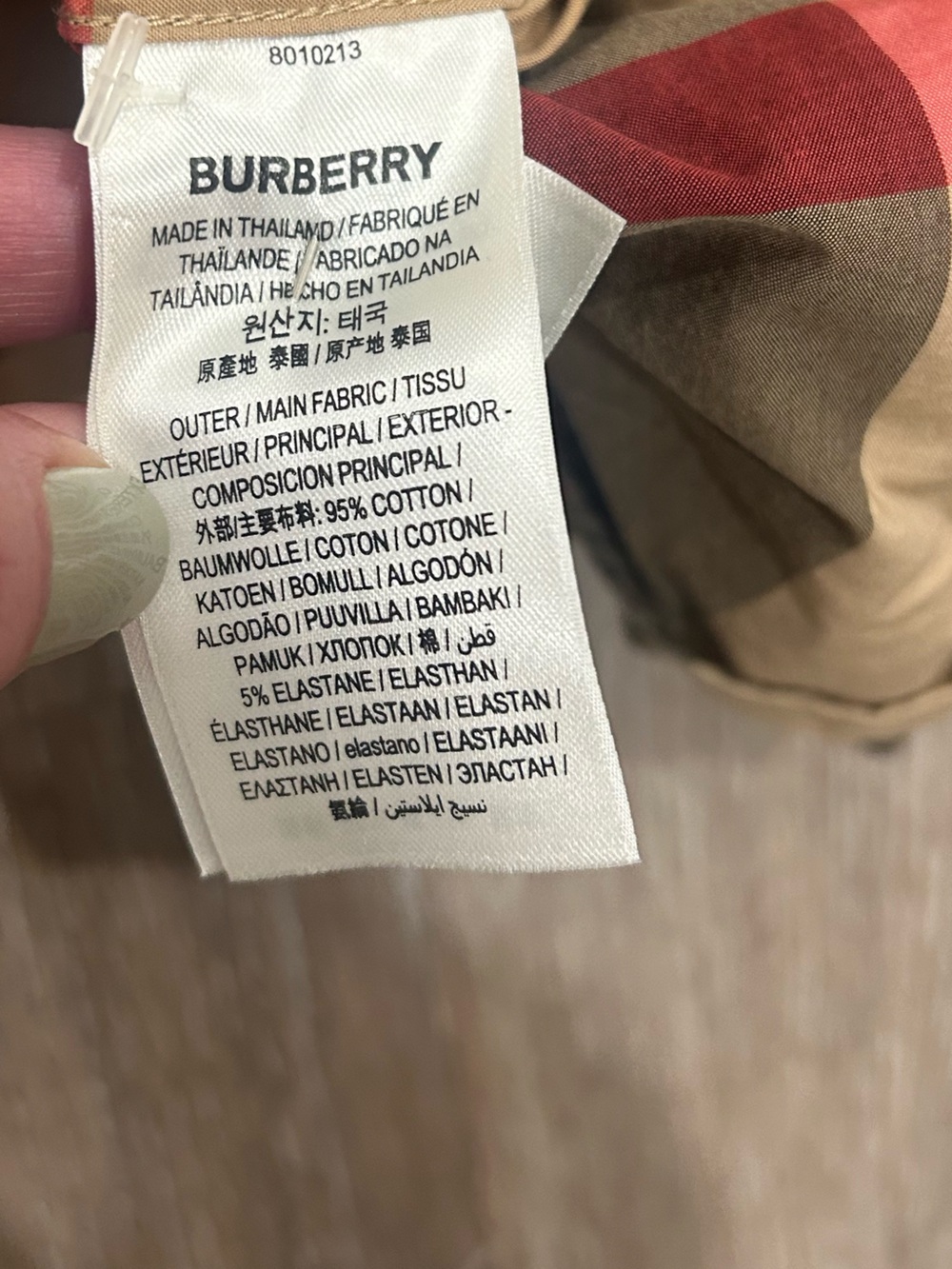 Burberry Brit Nova Check Plaid Button Down Shirt Mens XLarge - Picture 6 of 7
